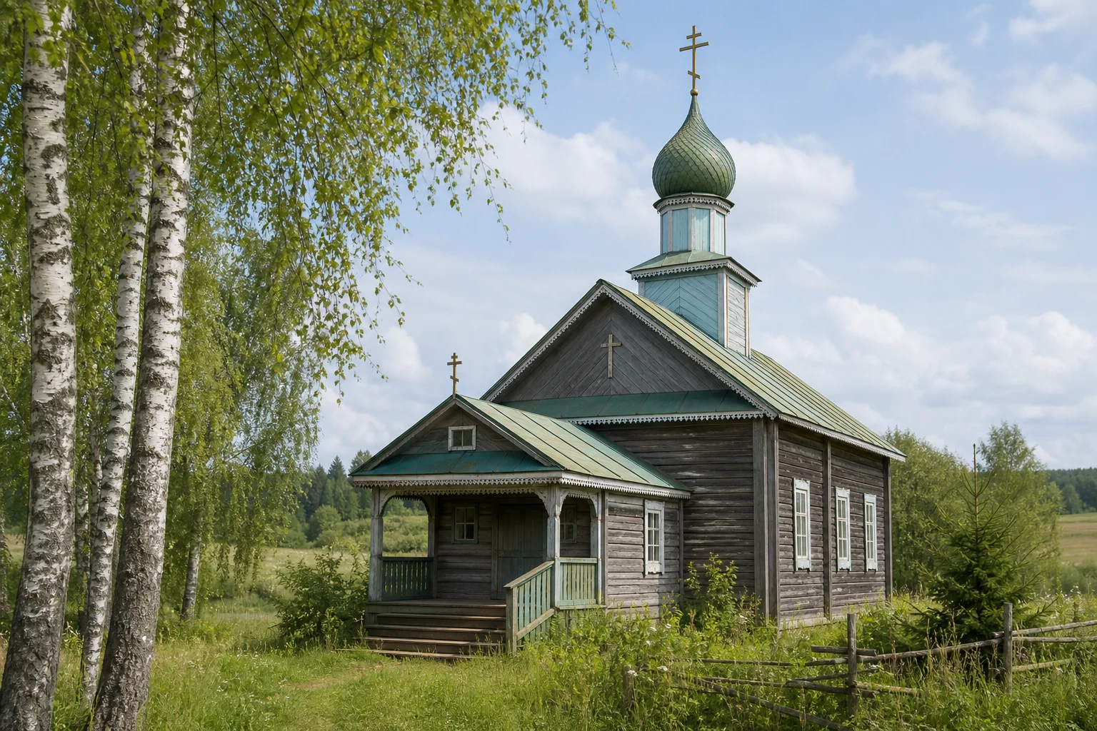 Церковь старообрядческая Успенская в Воронке