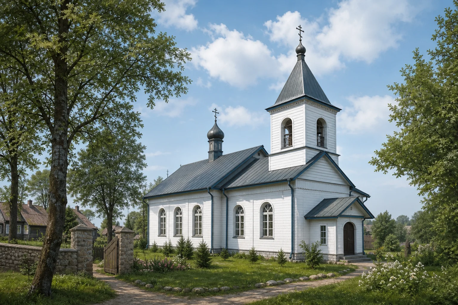 Церковь св. Михаила Архангела в Острово