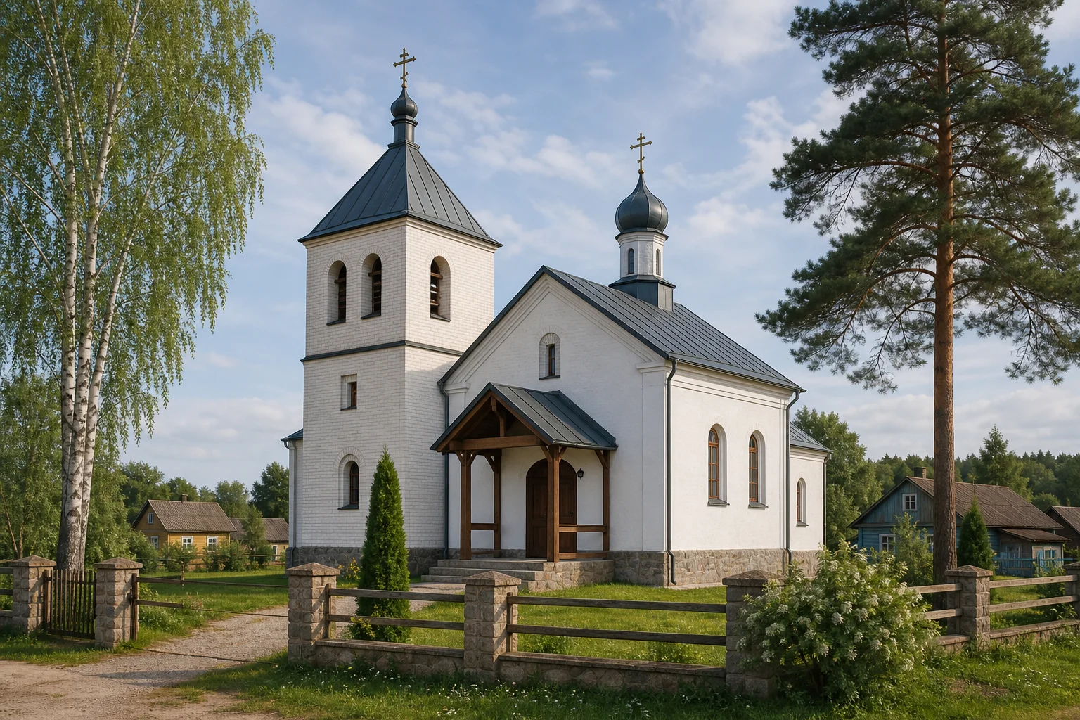 Церковь св. Параскевы Пятницы в Берштах