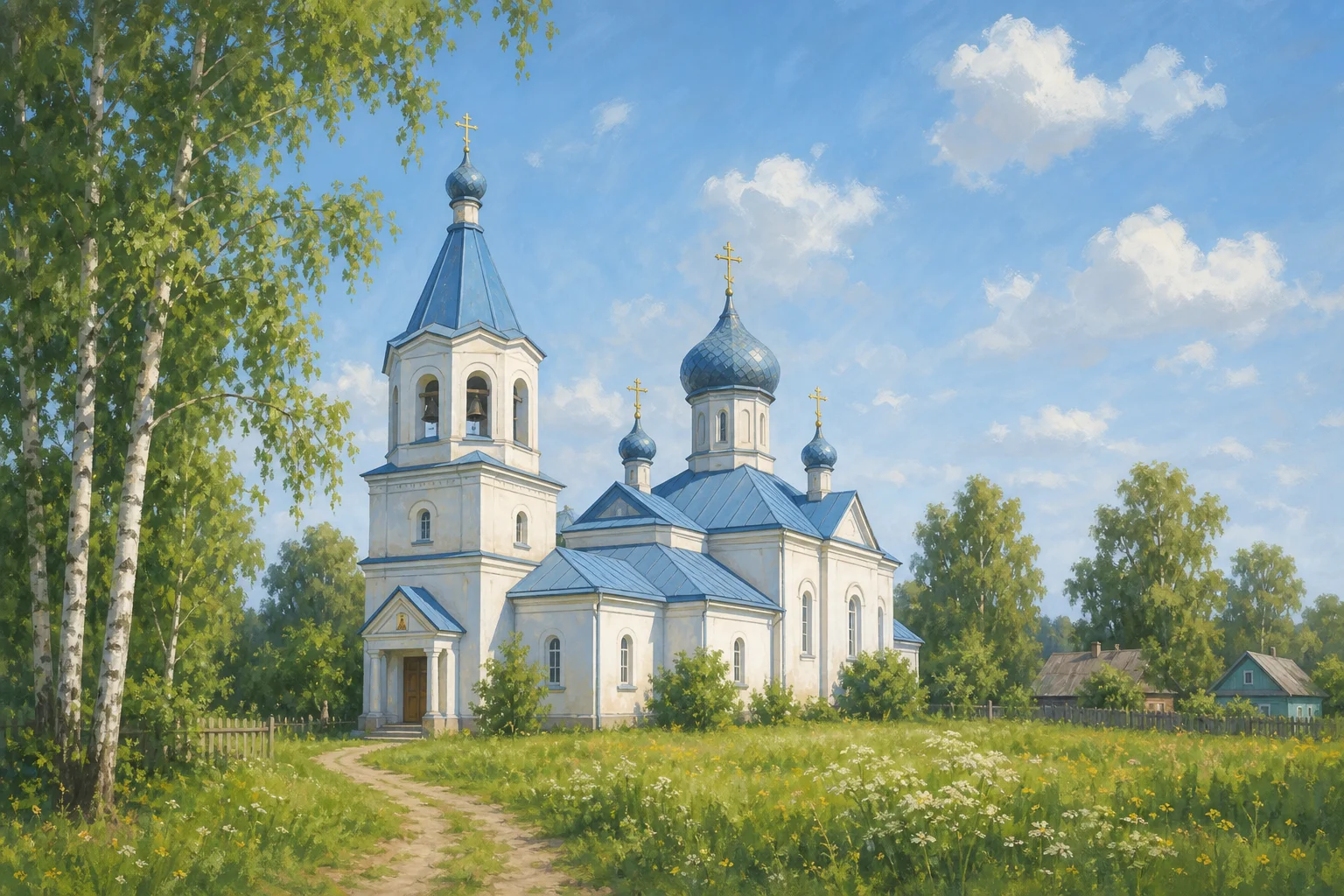 Церковь св. Параскевы Пятницы в Ольшанах