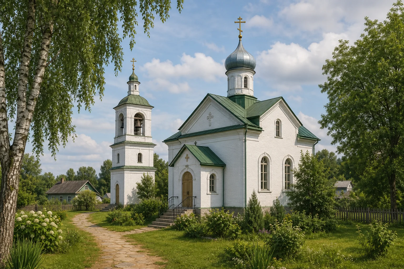 Церковь Святого Алексея в деревне Смольяны