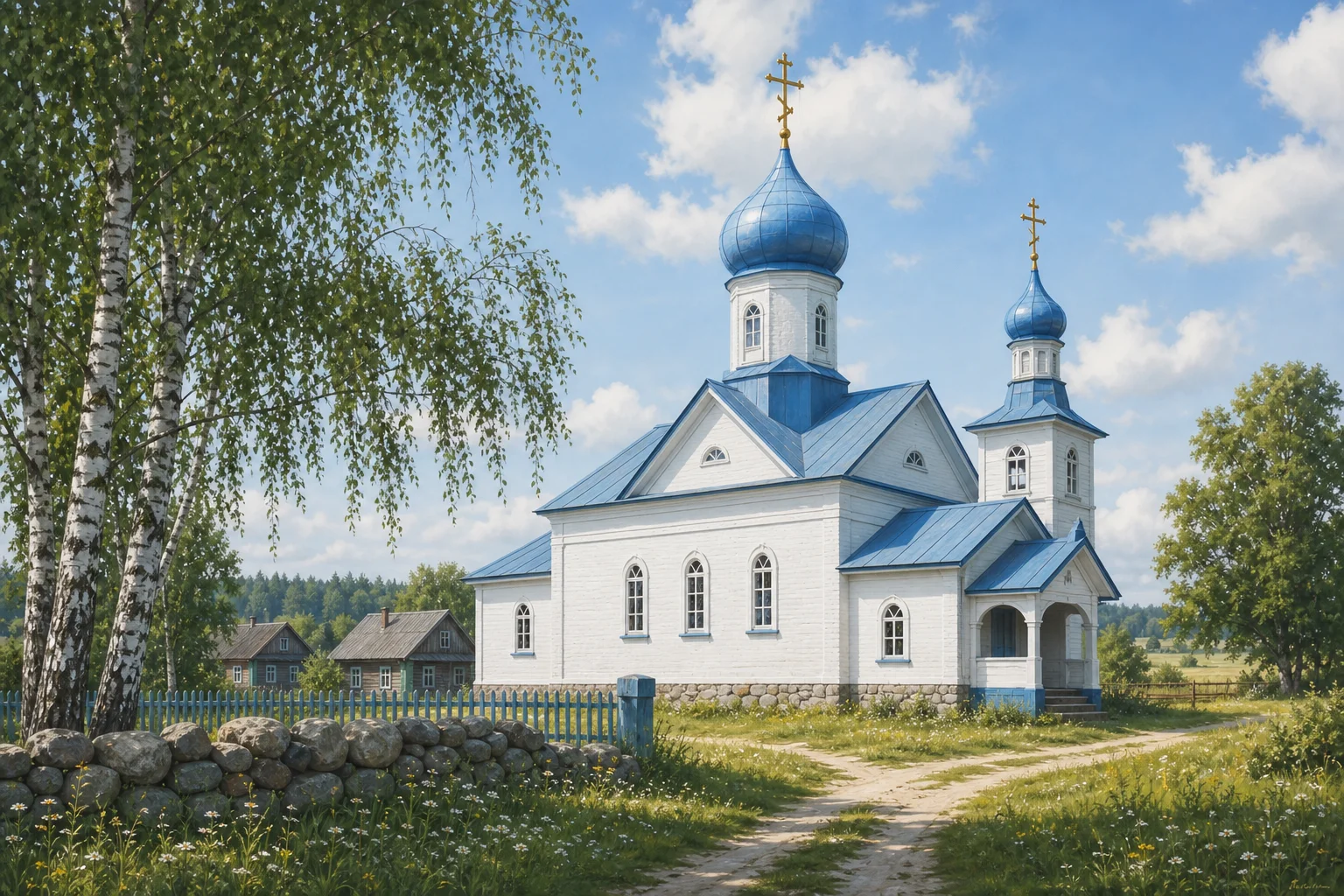 Церковь Святого Николая Чудотворца в деревне Коллективной