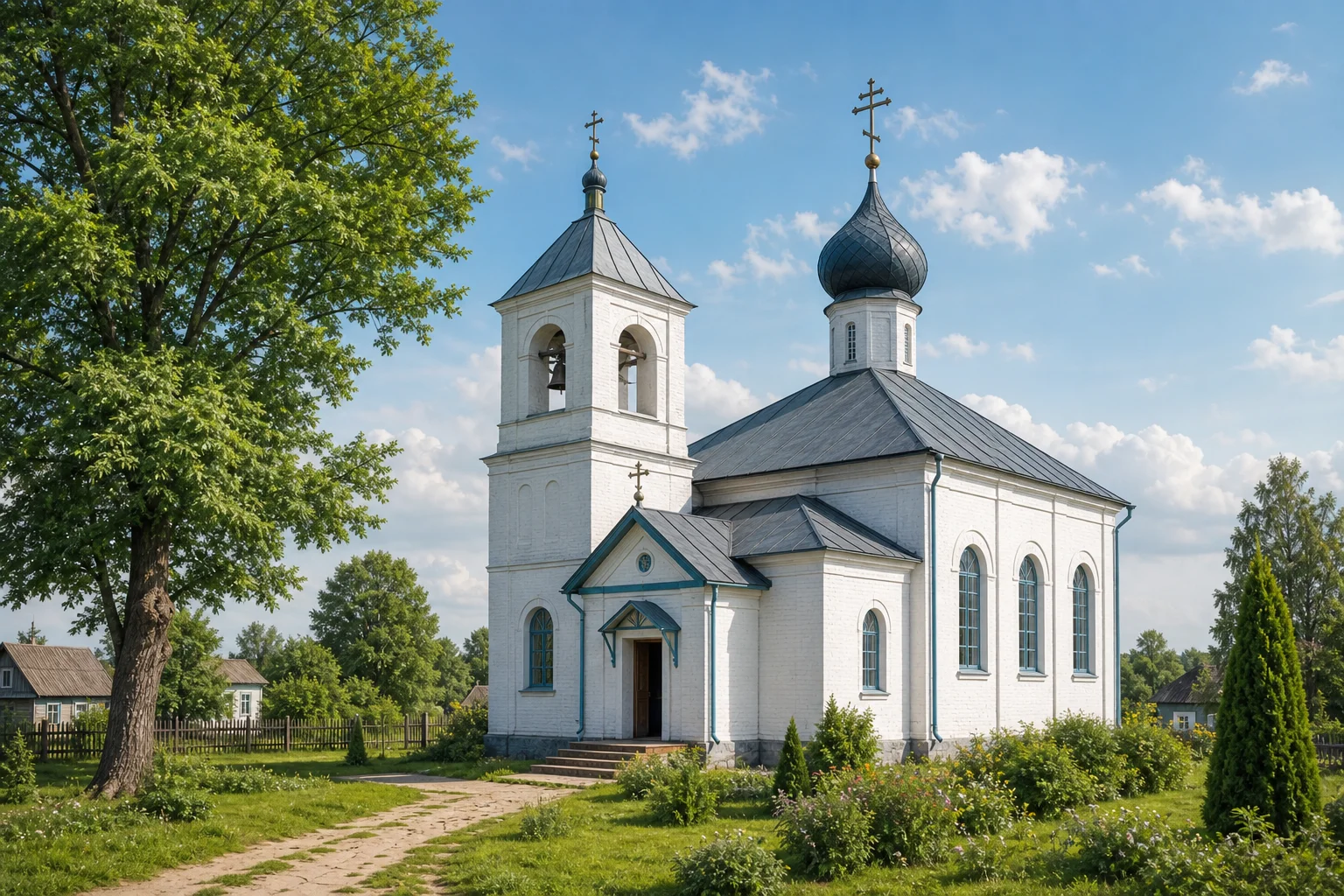 Церковь Святого Великомученика целителя Пантелеймона в Крошине