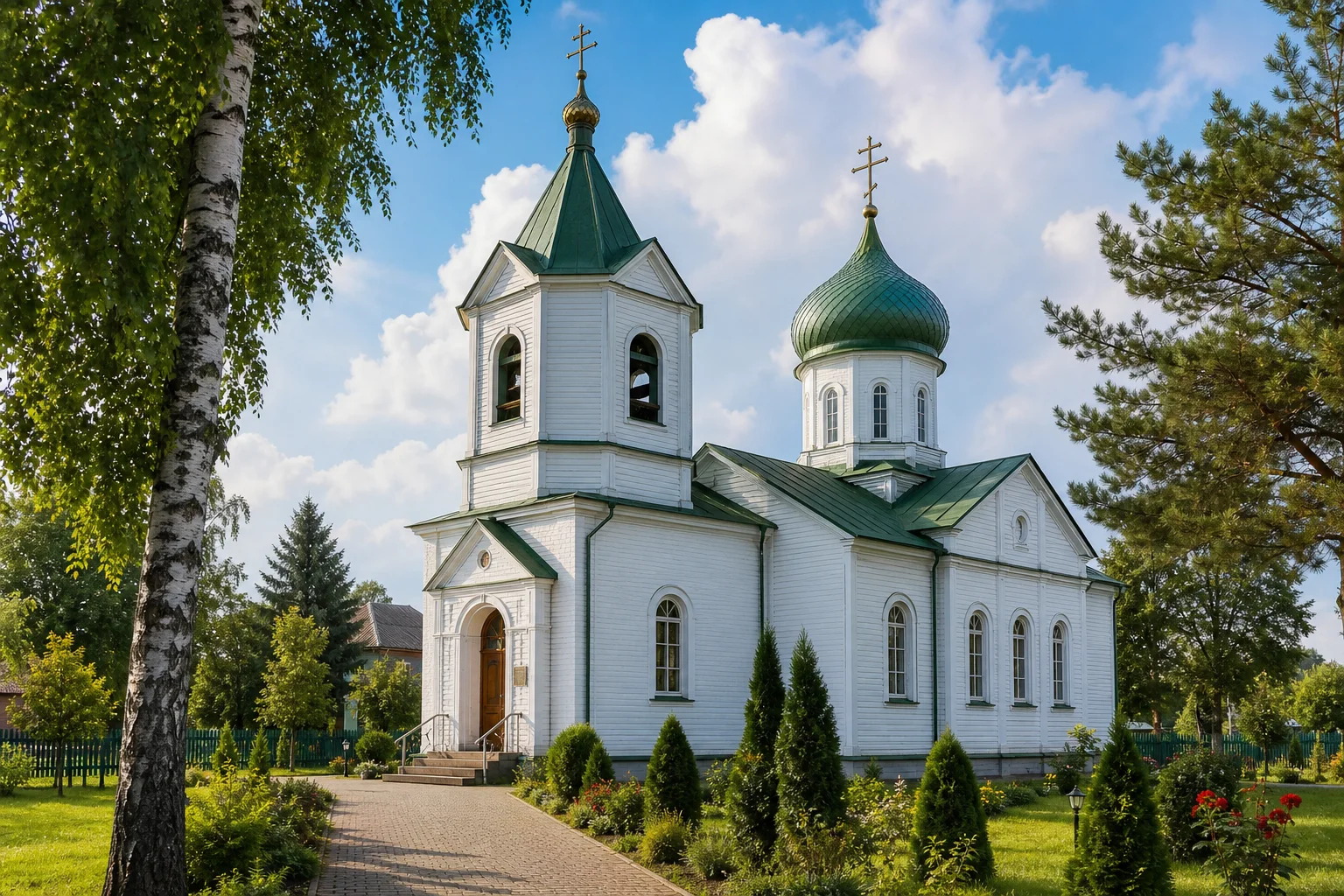 Церковь Святой Живоначальной Троицы в Лельчицах