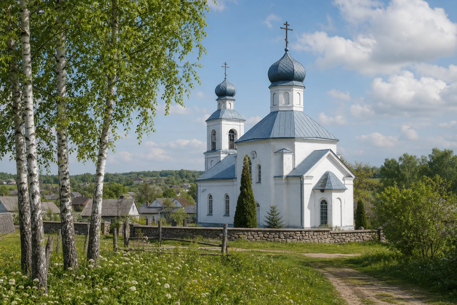 Церковь Василия Великого в деревне Звенчатка