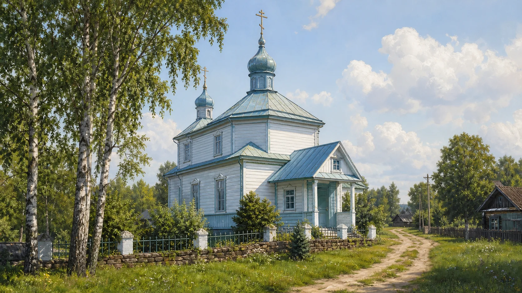 Церковь Вознесенская в деревне Ставок