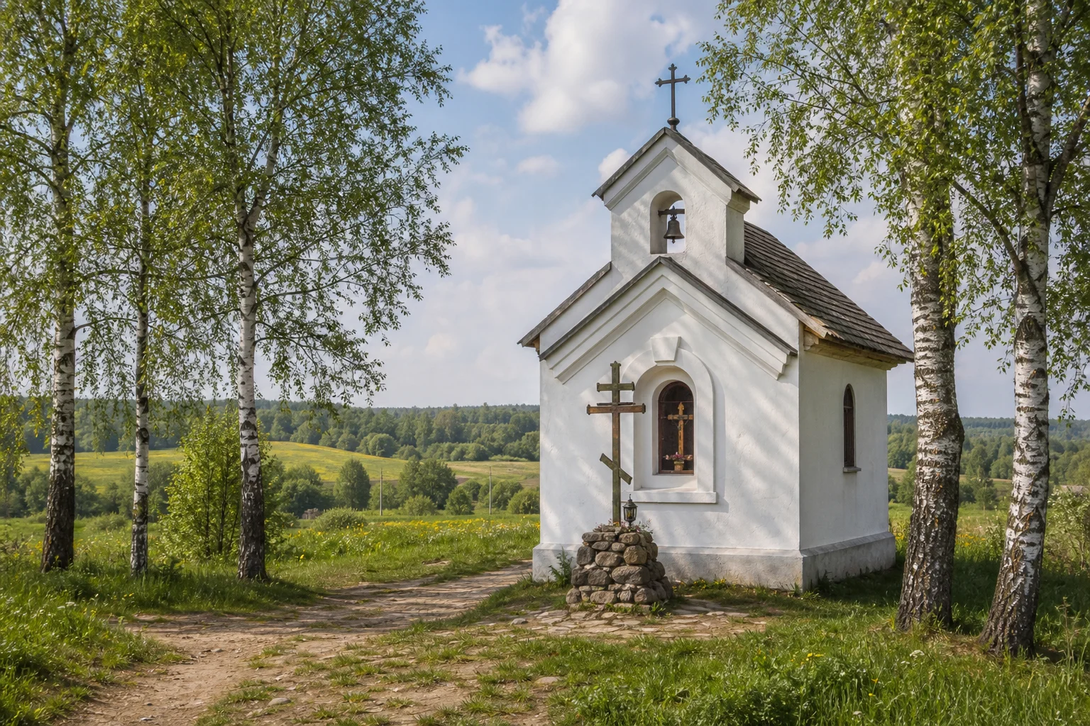 Часовня в честь павших русских солдат в 1706 г. в Осиногородке