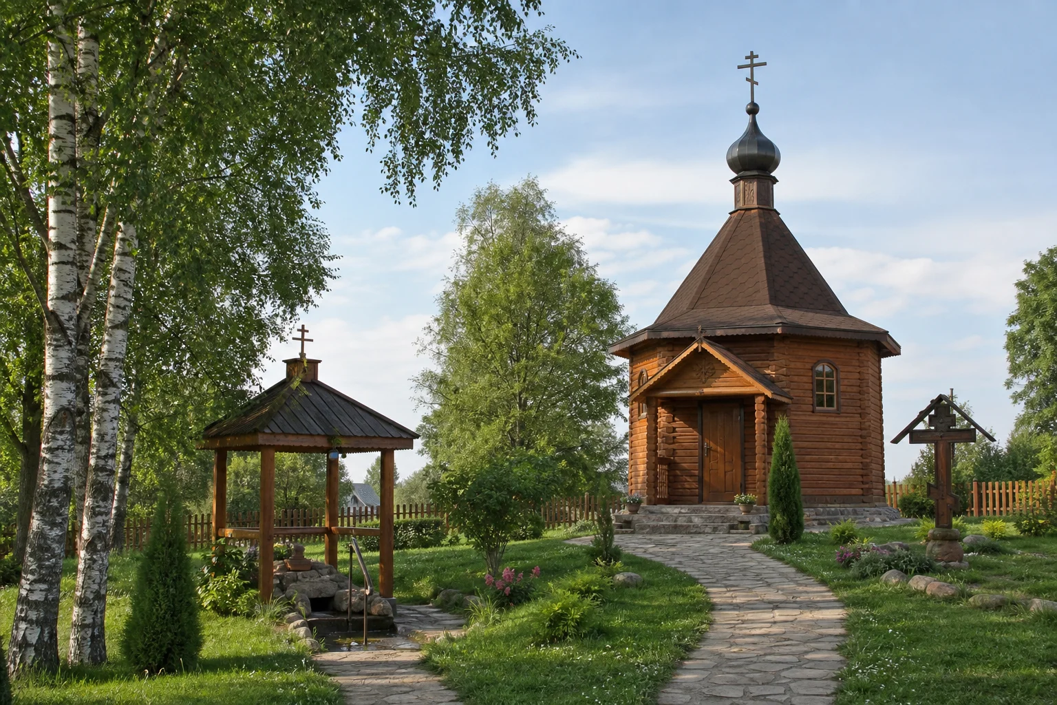 Дайлиды, часовня придорожная (дерев.)