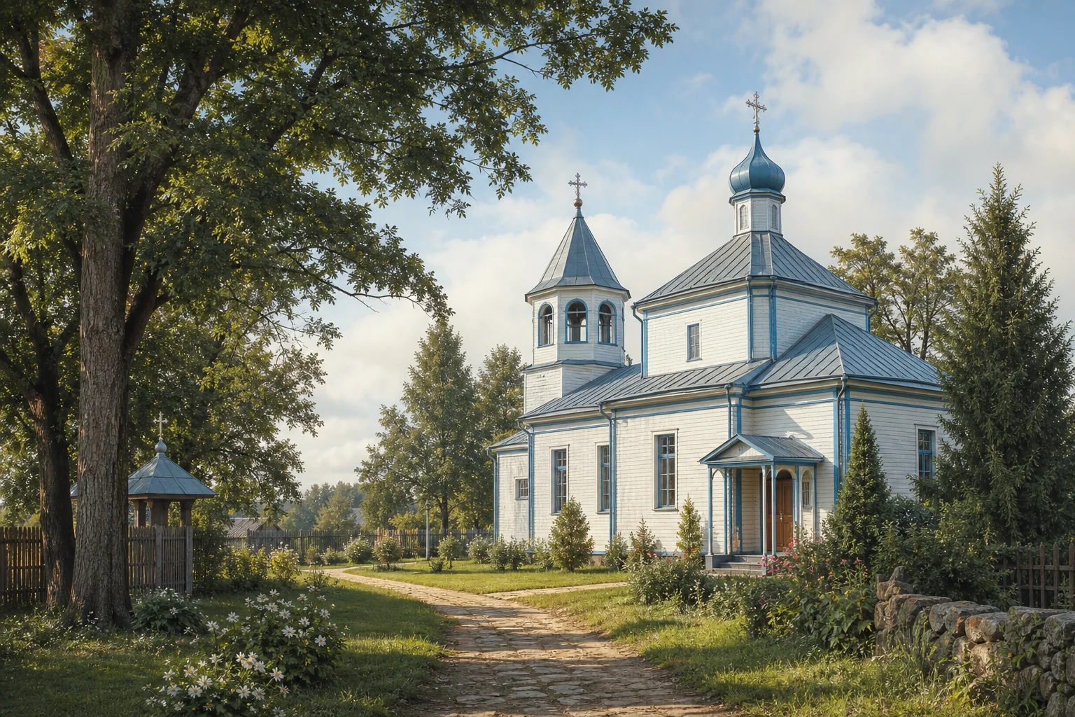 Давид-Городок, церковь св. Георгия (дерев.)