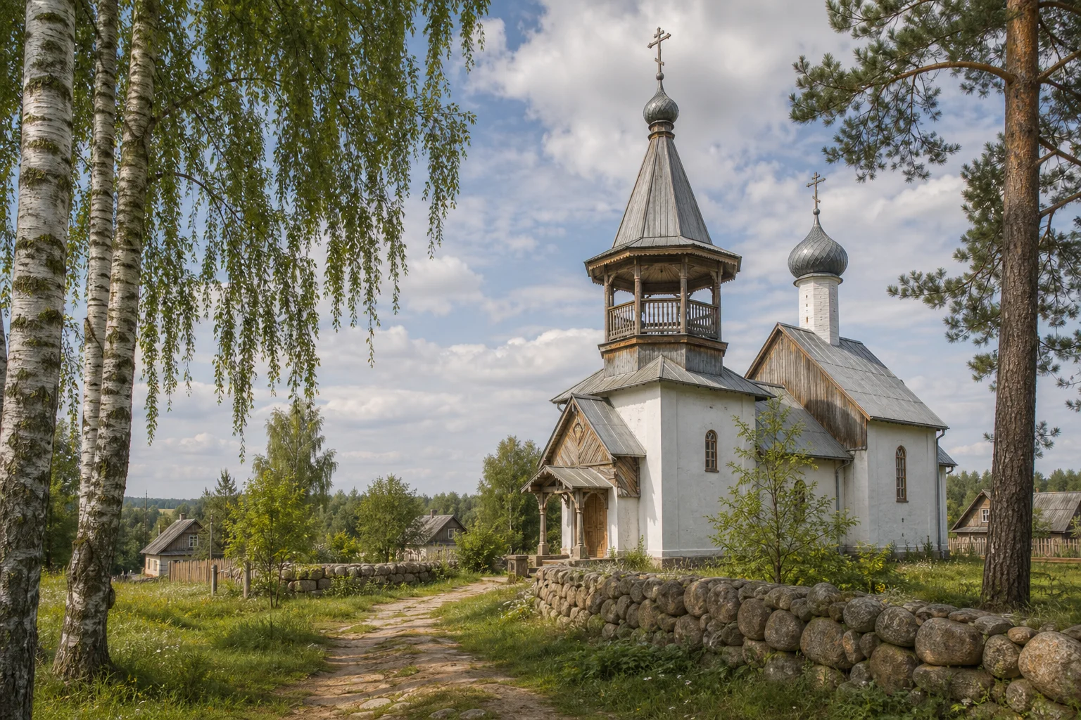 Дедино, церковь Покровская (дерев.)