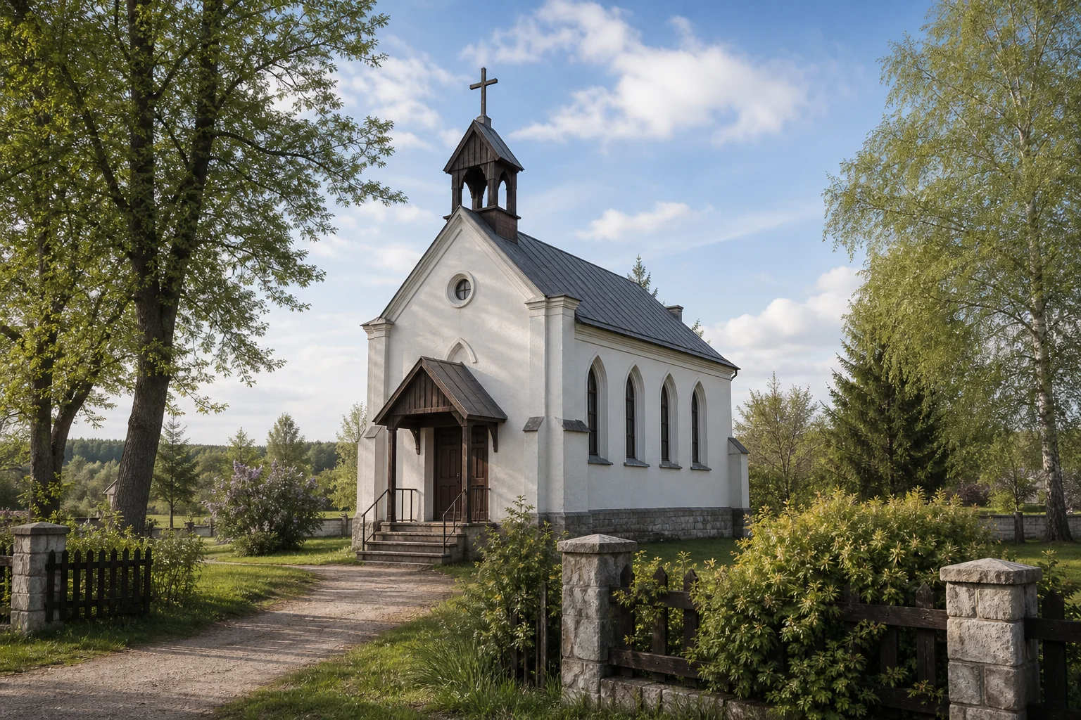 Деревянная католическая часовня (>1900г.)