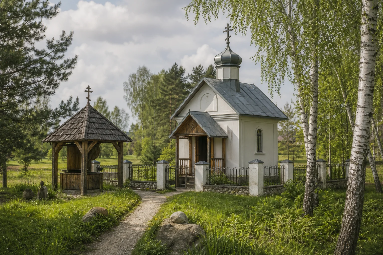 Долгиново, часовня придорожная