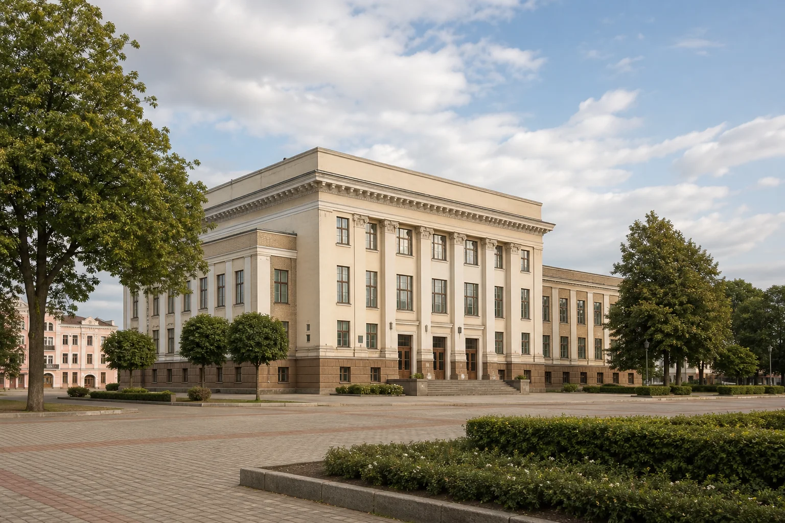 Дом Советов на площади Ленина в Могилеве