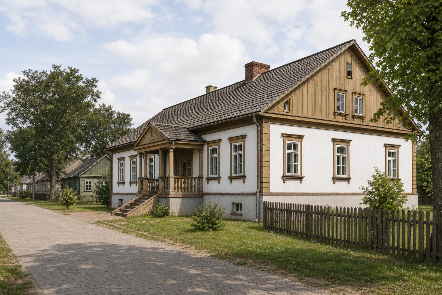 Дом Ядвигина Ш. в деревне Першаи