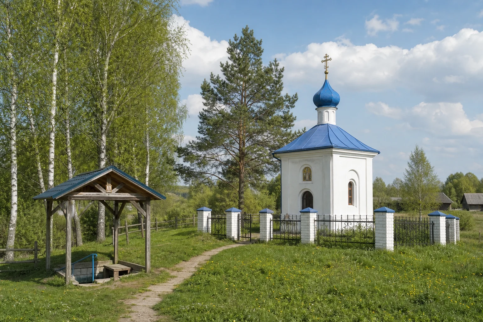 Домаши, часовня придорожная