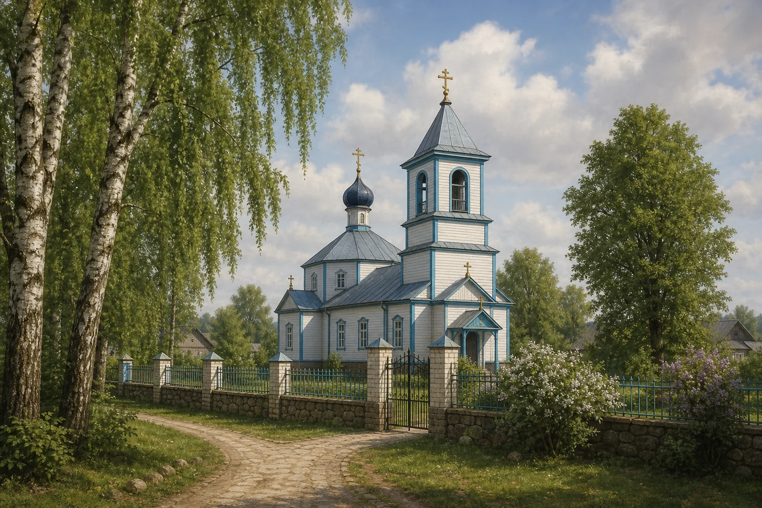 Дворец, церковь Покровская