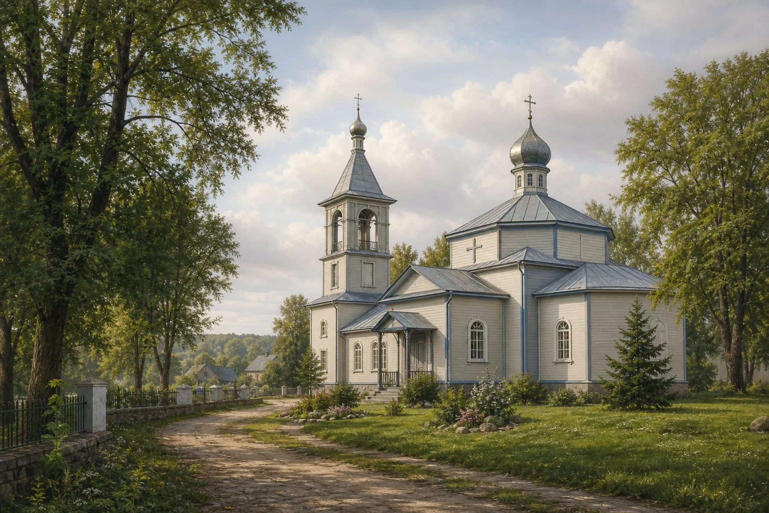 Дворец. Покровская церковь