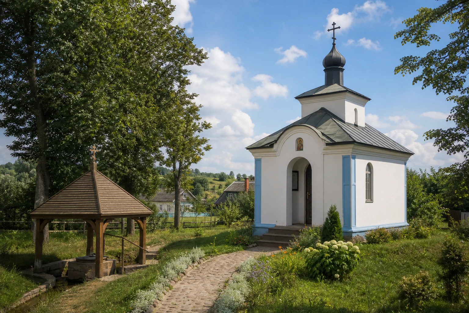 Еденцы, часовня придорожная