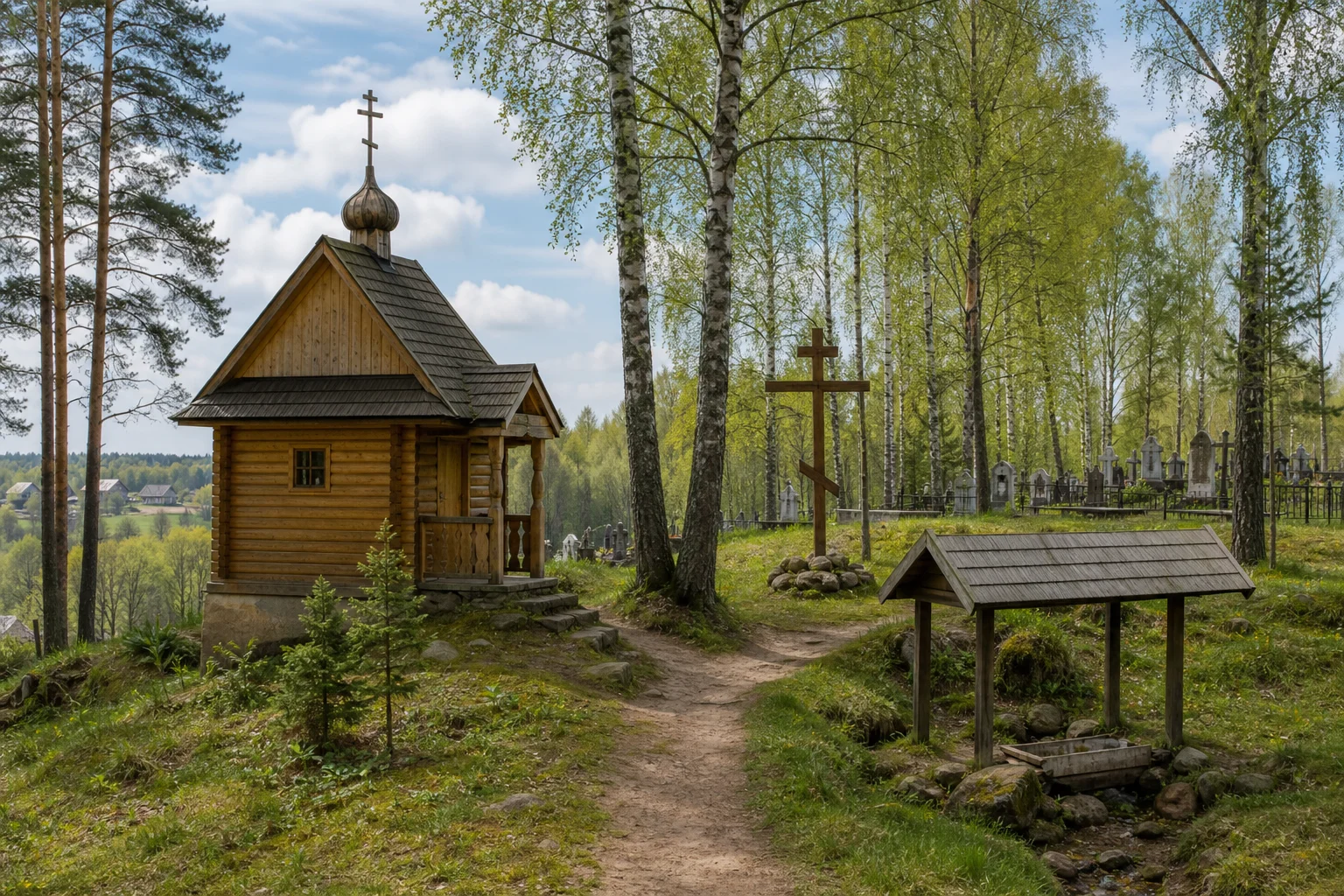Еврейское кладбище в деревне Друя