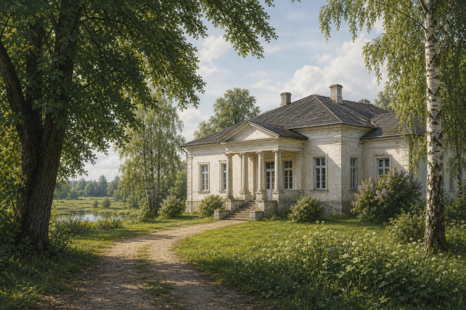 Фольварк Панюшковичи (место рождения В. Дунина-Марцинкевича)