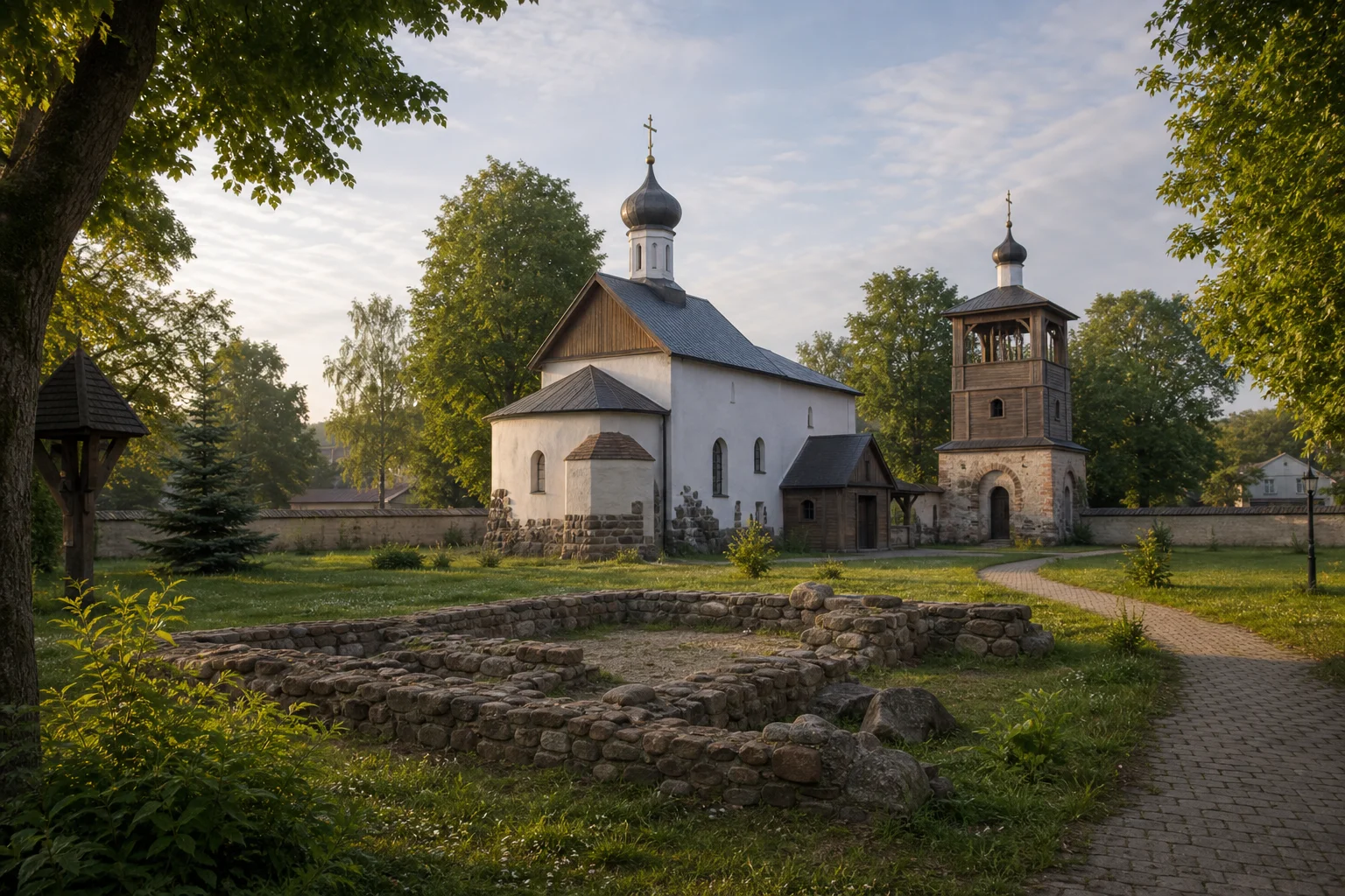 Фундамент первой минской церкви