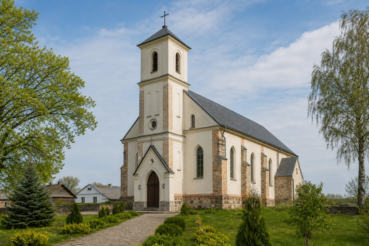 Гайна, костел Вознесения Девы Марии