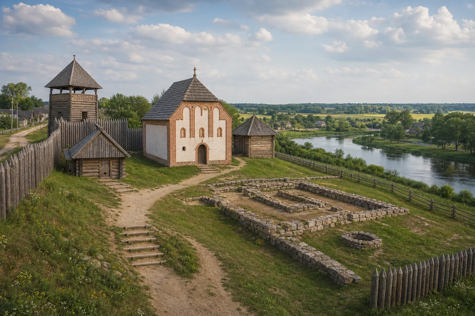 Городище-2 периода средневековья