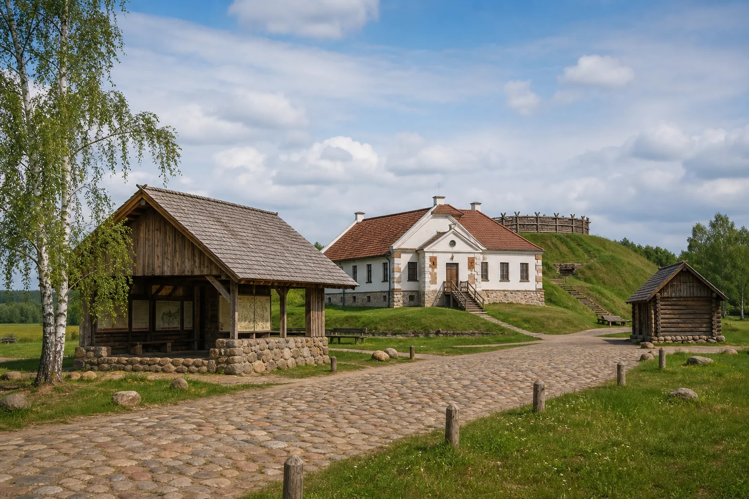 Городище культур штрихованной керамики и зарубинецкой культуры периода раннего железного века