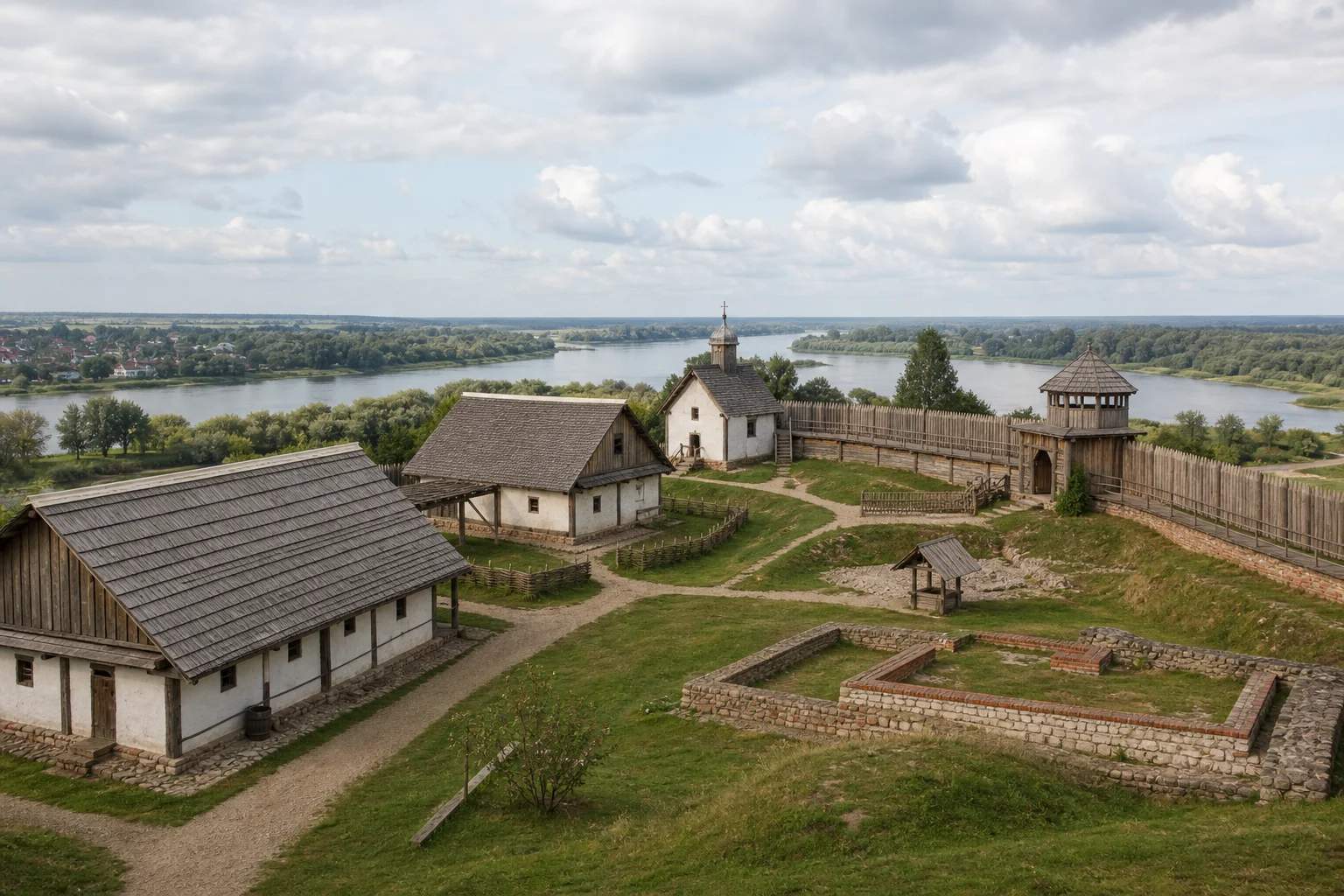 Городище древнего Турова периода раннего средневековья