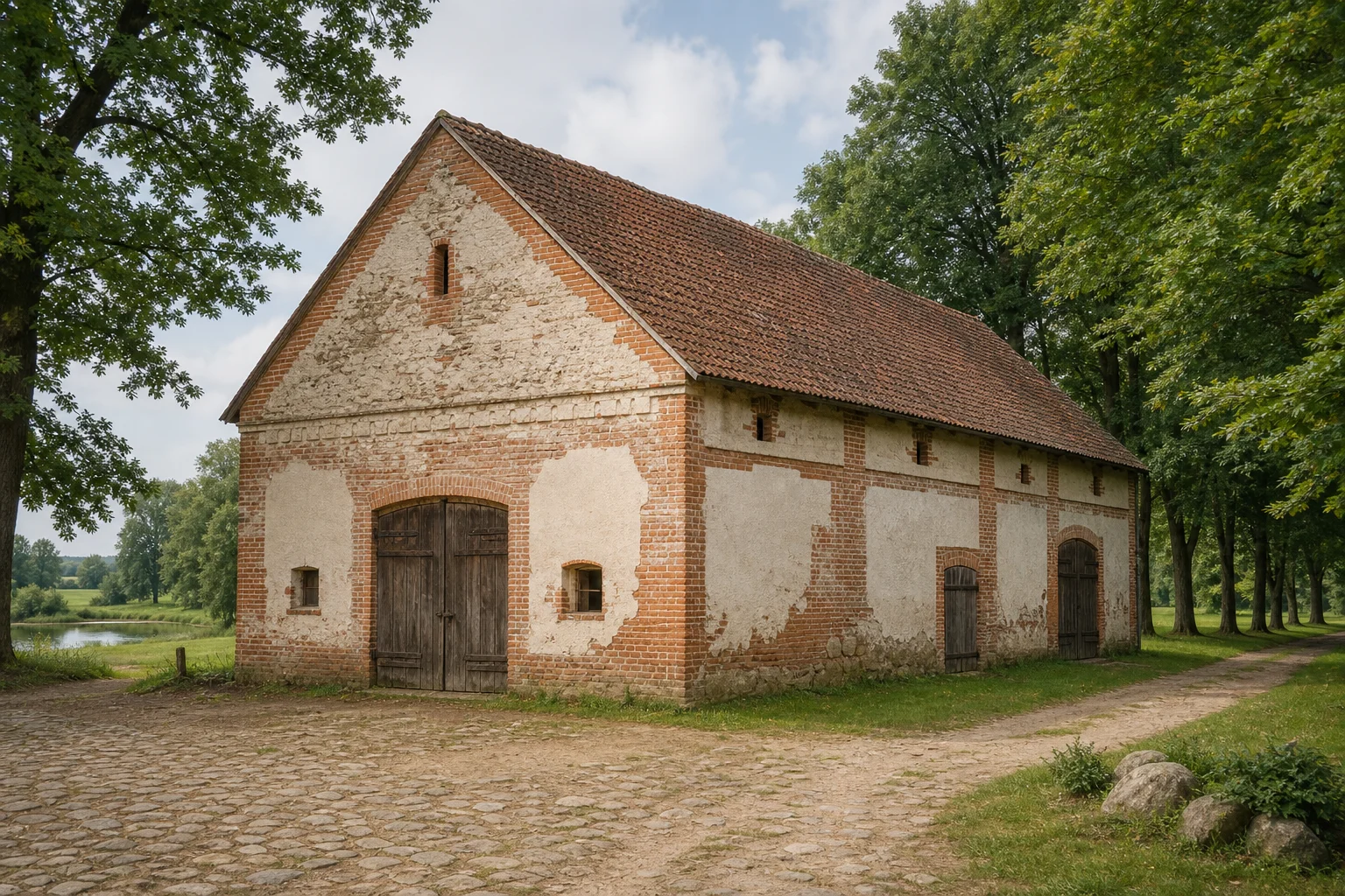 Геранены, усадьба: амбар