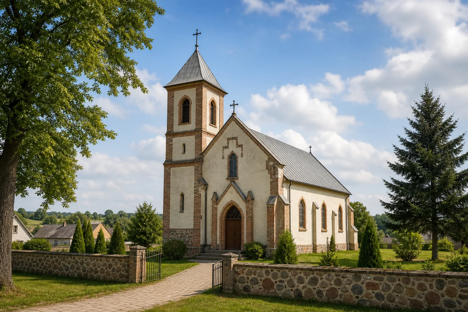 Германишки. Костел Пресвятой Троицы