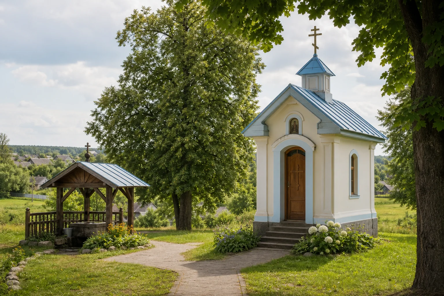 Герутево, часовня придорожная