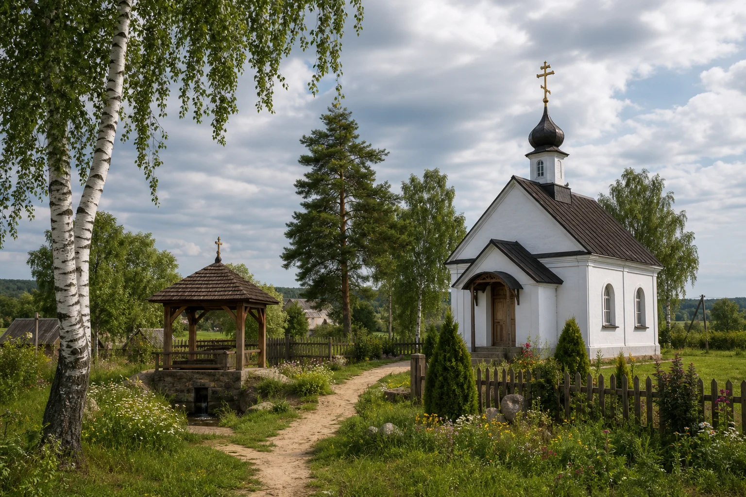 Глушнево, часовня придорожная