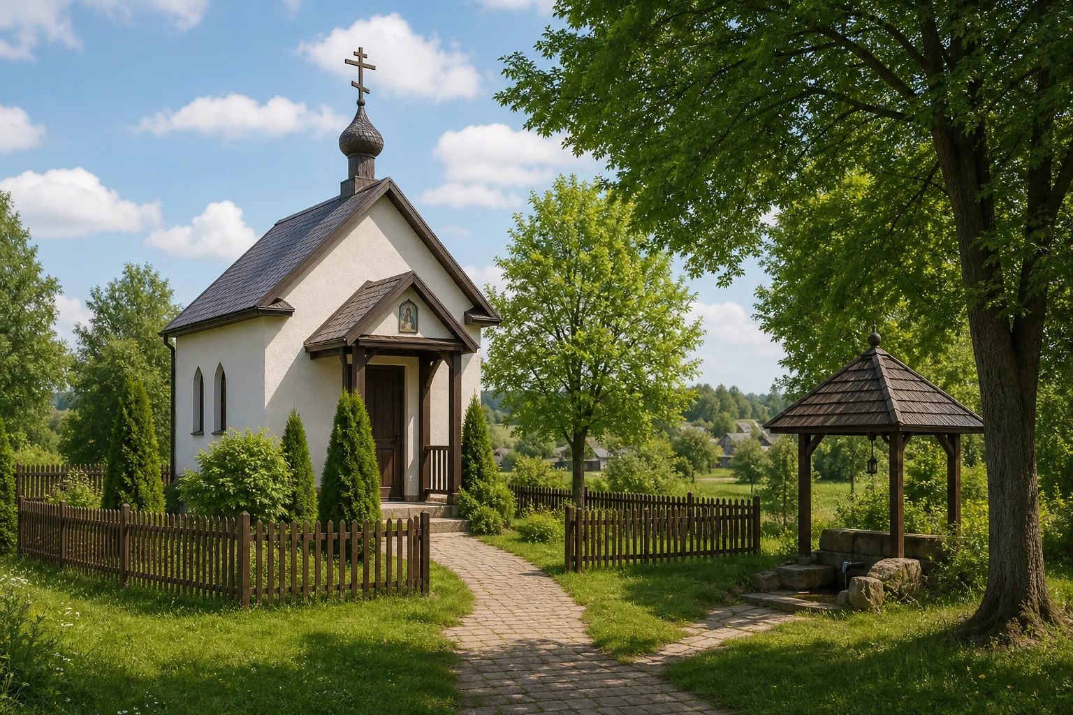 Гончары, часовня придорожная