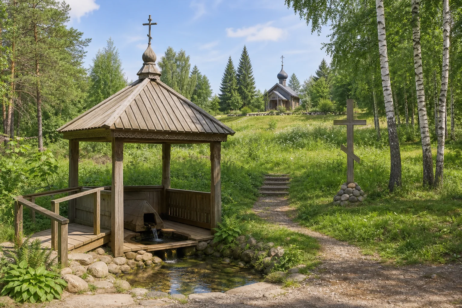 Городище, криница Всеслава Чародея