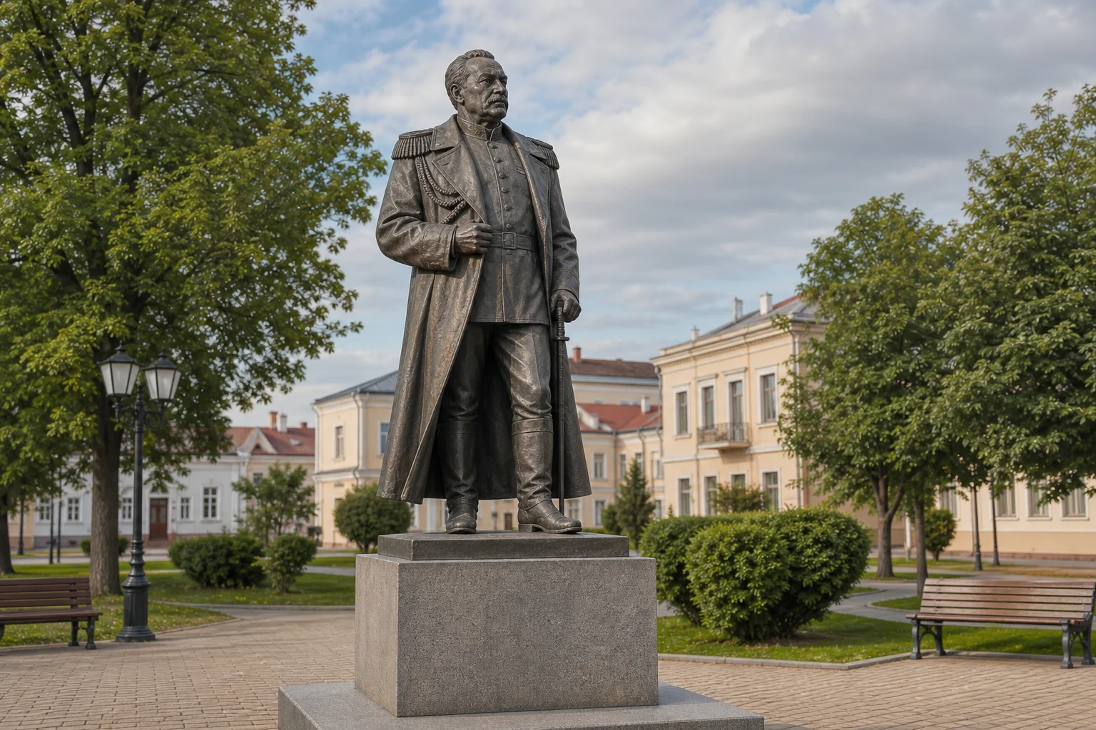 Гродно. Памятник маршалу Василию Соколовскому