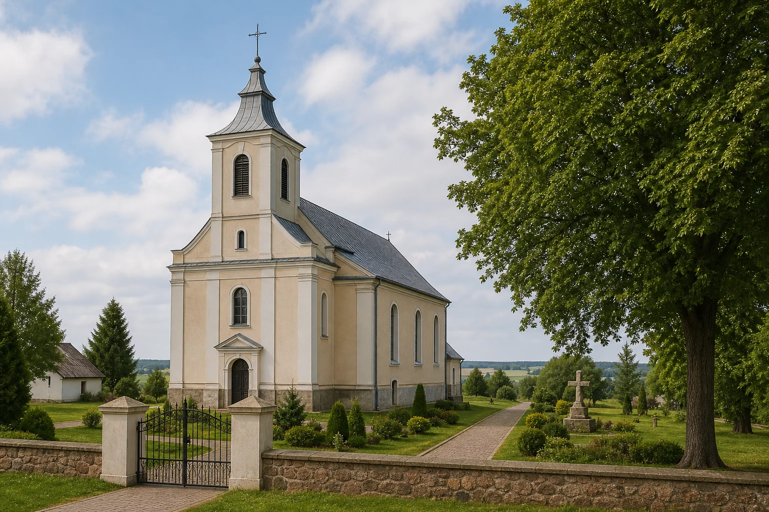 Грозов, костел