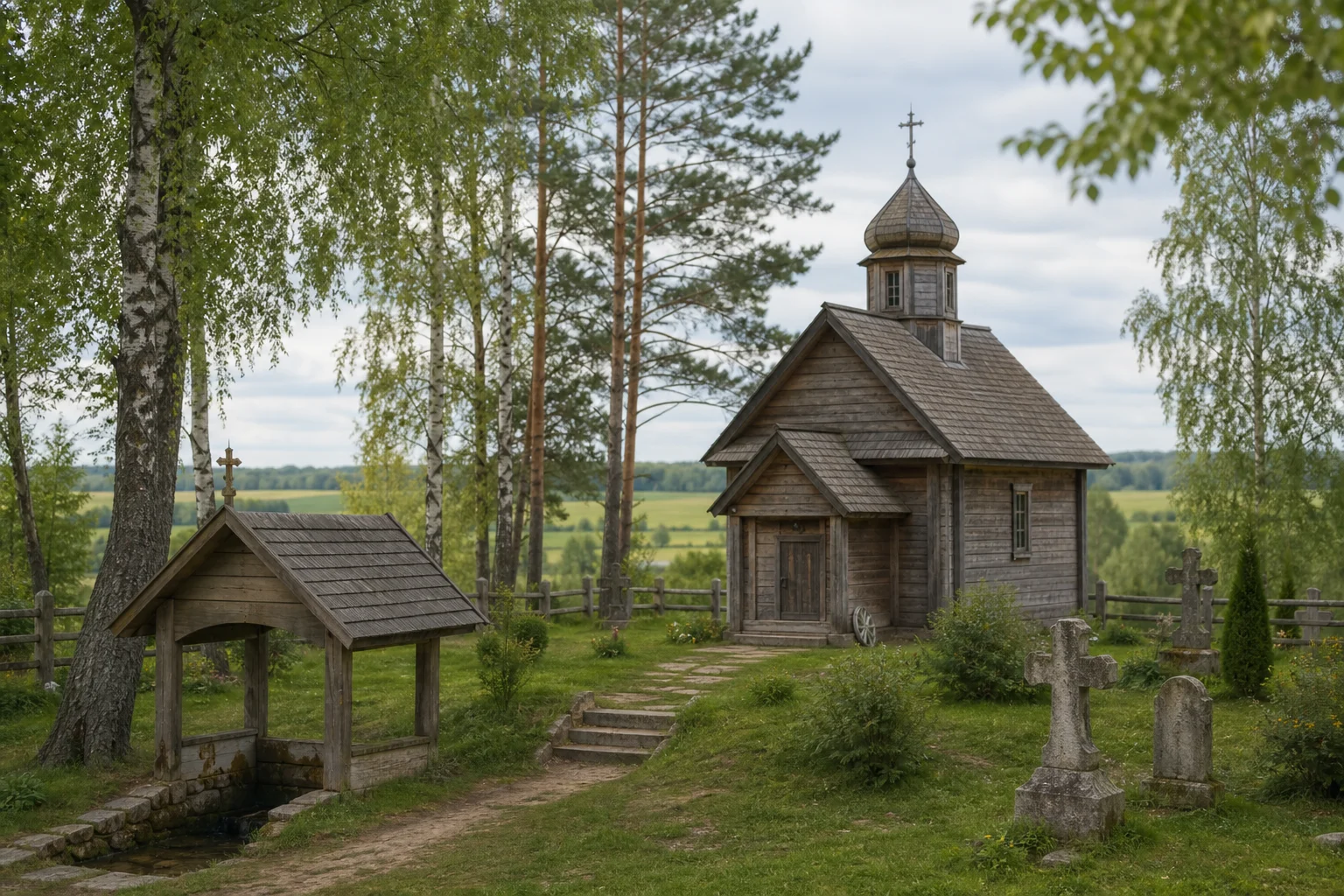 Холмовка, часовня правосл. (дерев.; руины)