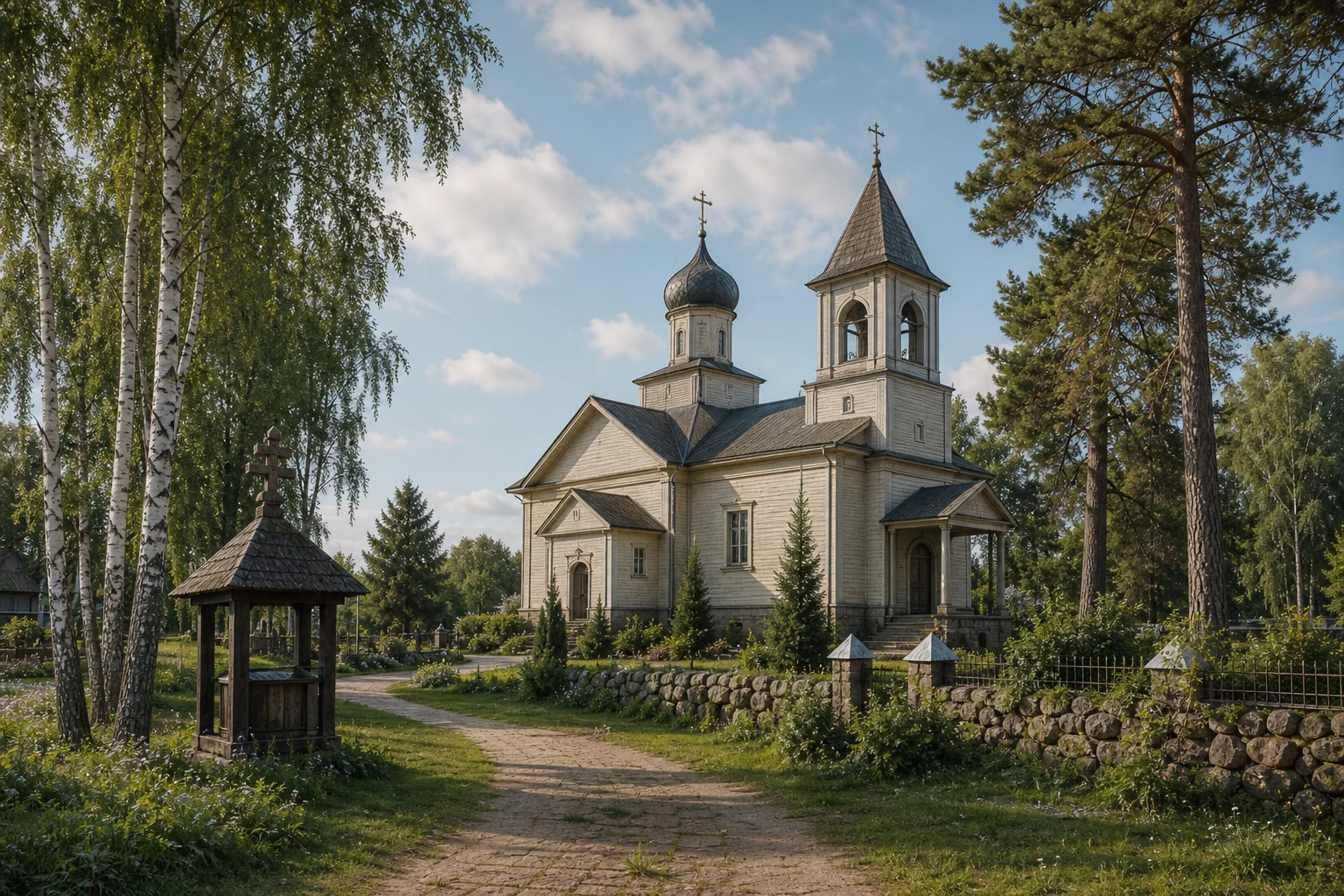 Хотомель, церковь Крестовоздвиженская