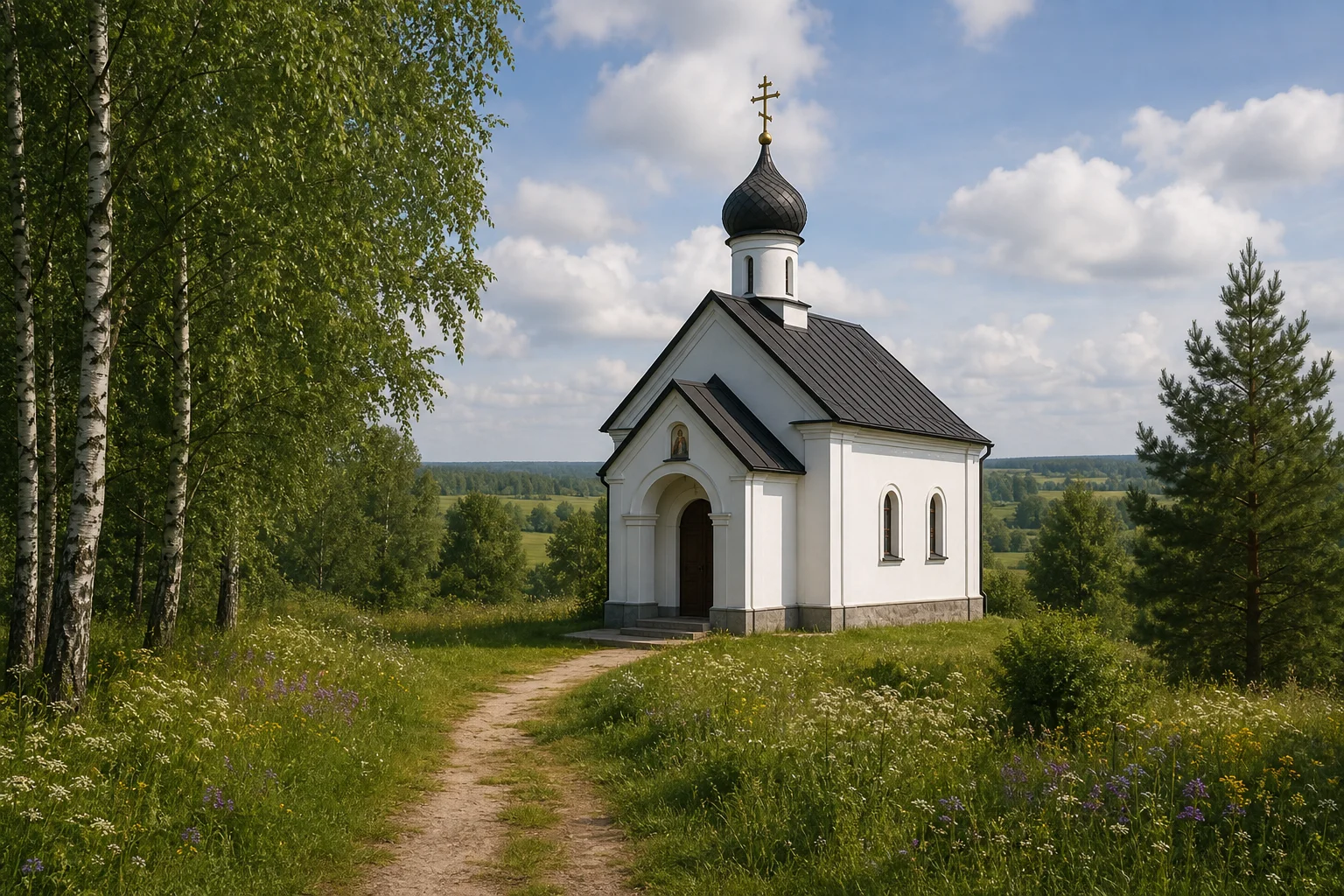 Храм-часовня Покрова Пресвятой Богородицы в Суровнях