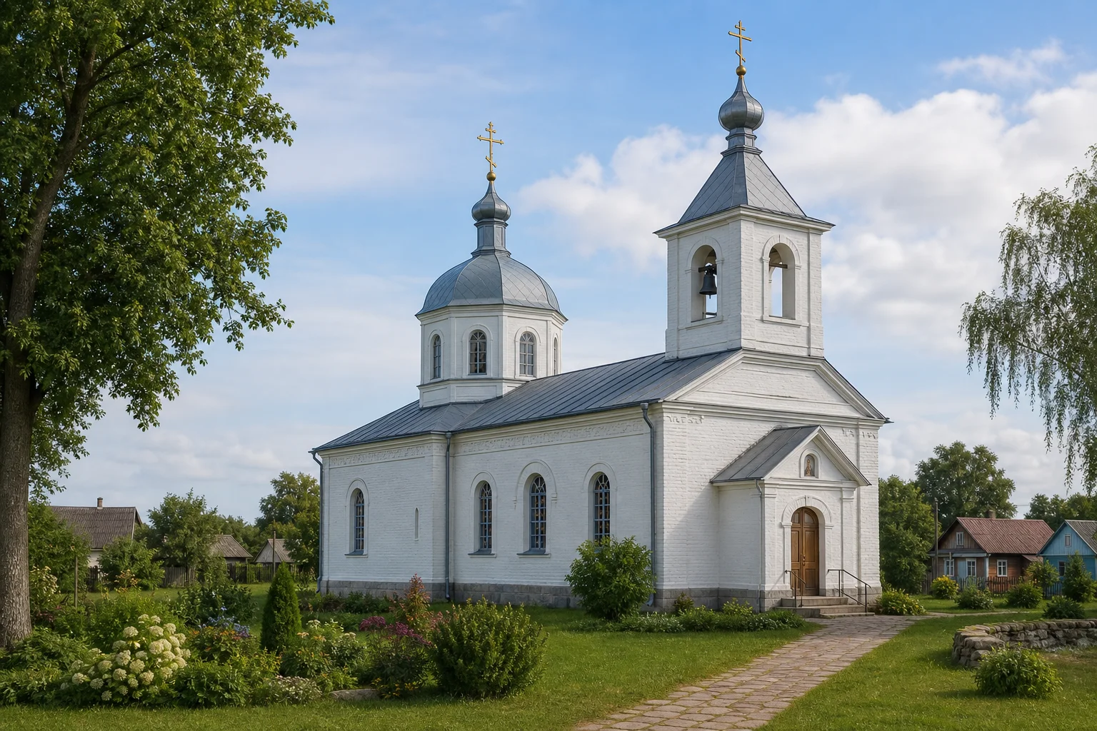 Храм Святого великомученика Димитрия Солунского, д. Малая Берестовица, БПЦ