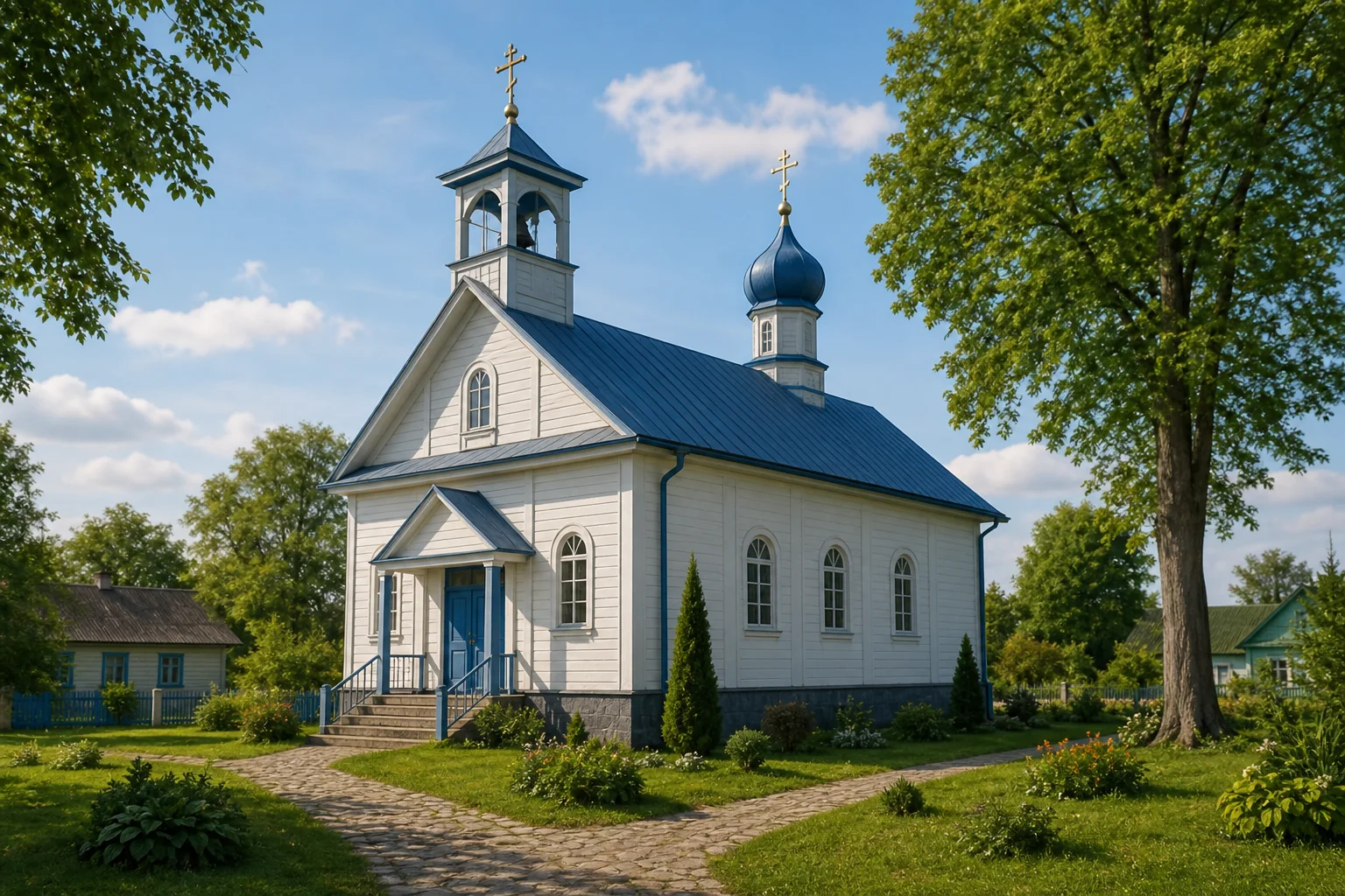 Храм Всех Белорусских Святых в д. Радунь