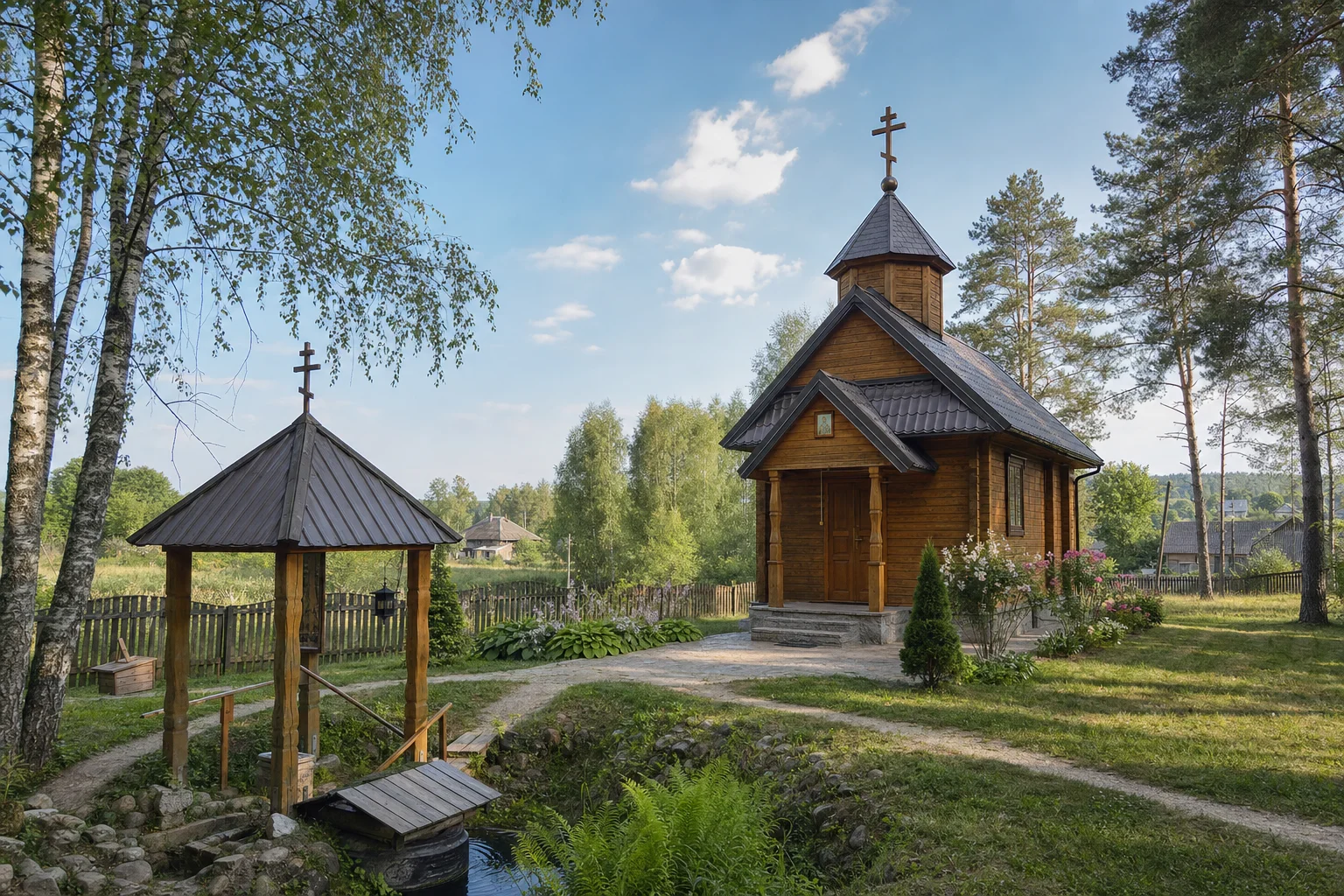 Именин, часовня св. Онуфрия (дерев.)
