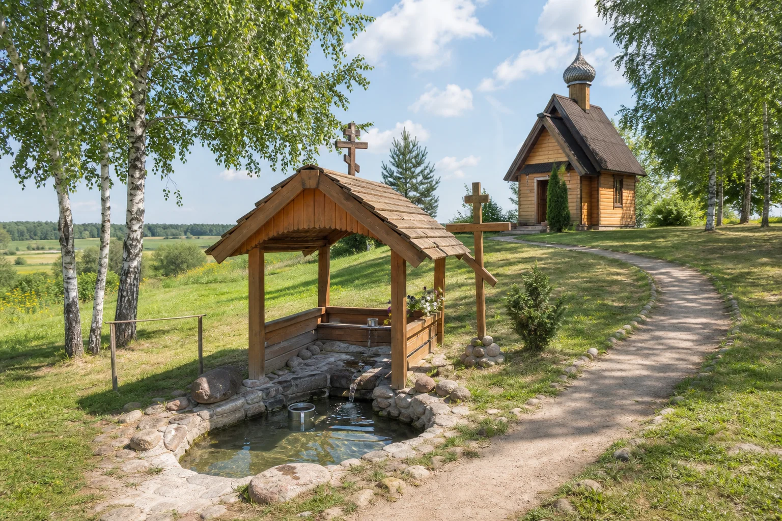 Источник с купальней в Жировичах