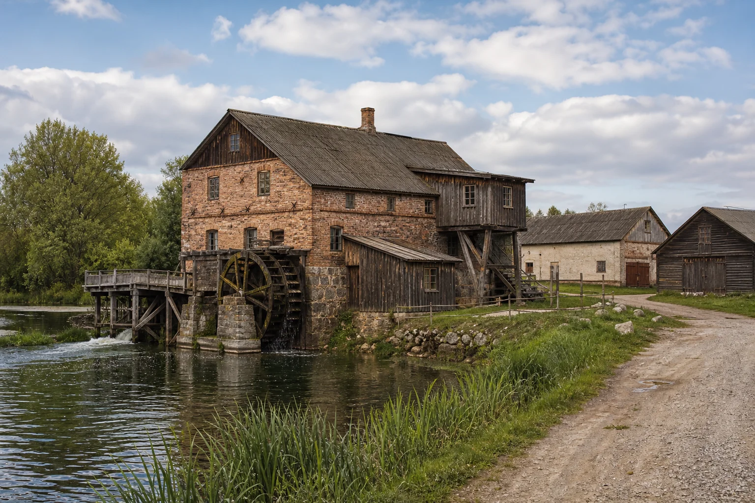 Каменное-Кривое, водяная мельница