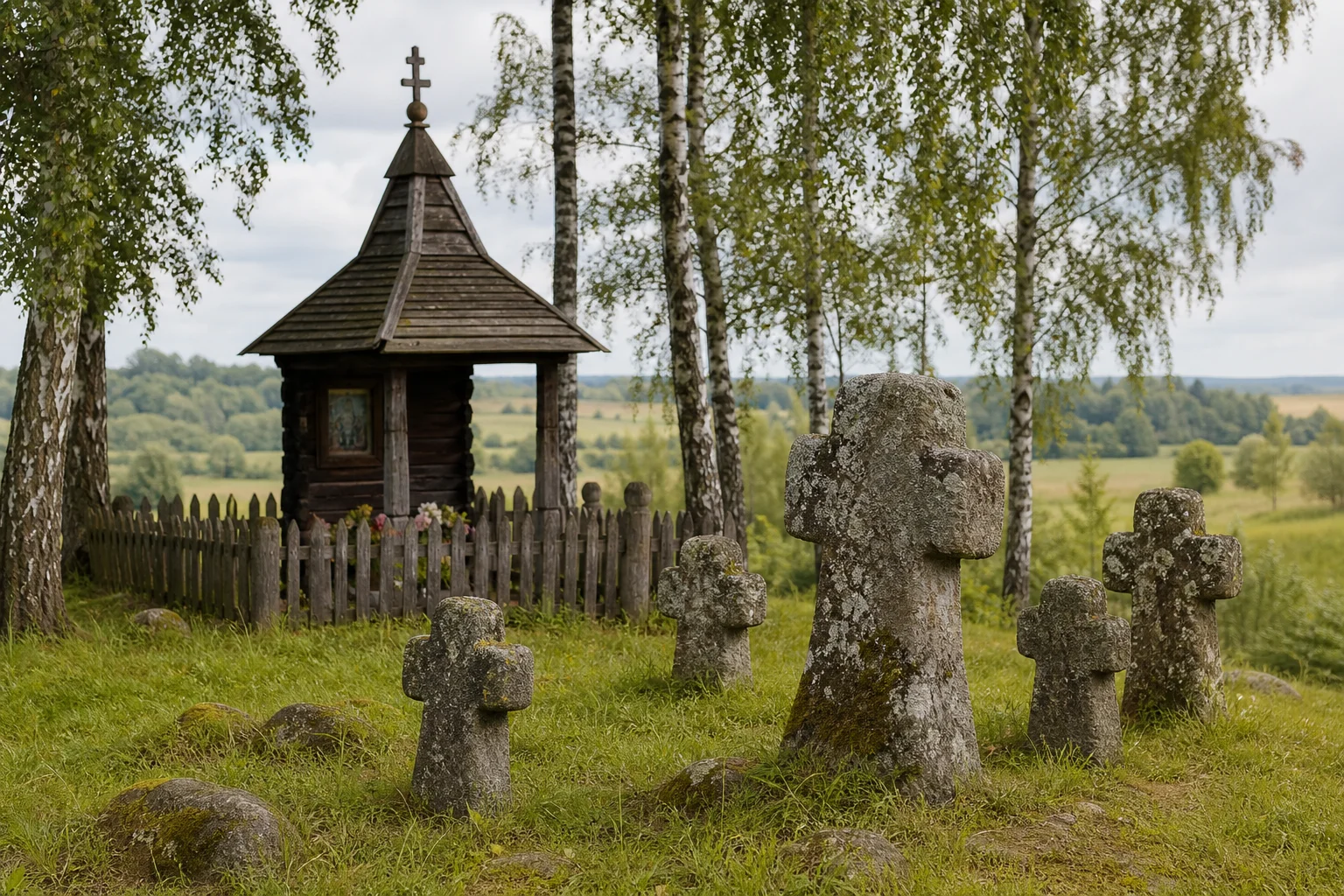 Каменные кресты в Бабцах