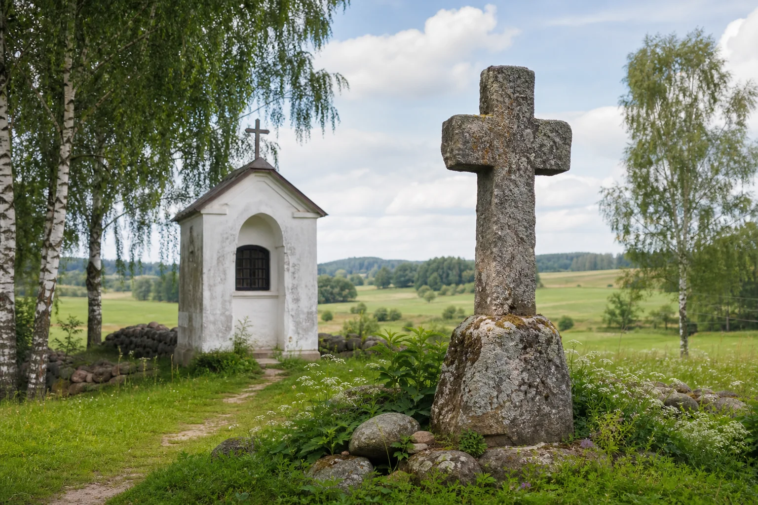 Каменный крест