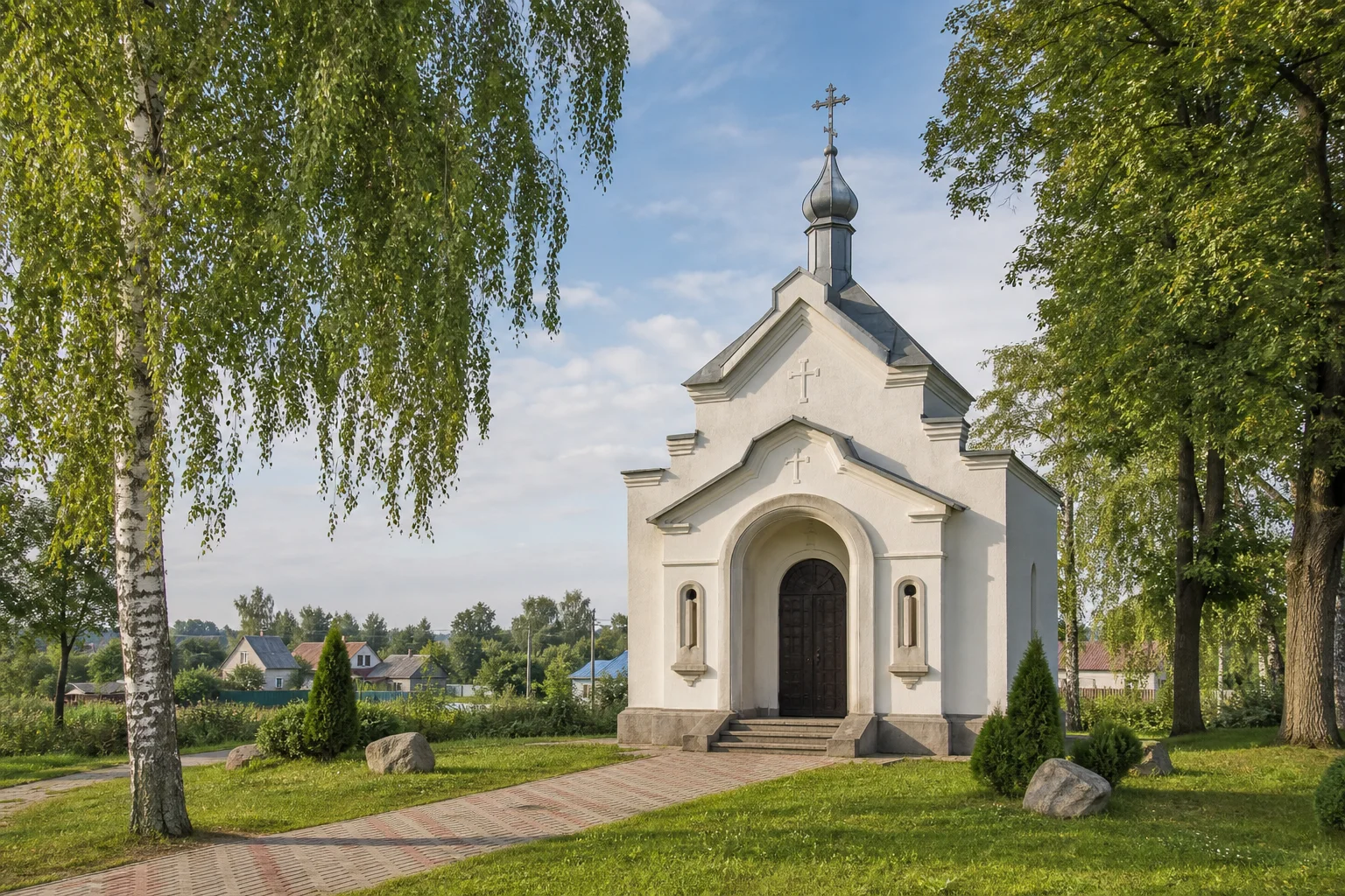 Каплица в честь основания города Ляховичи