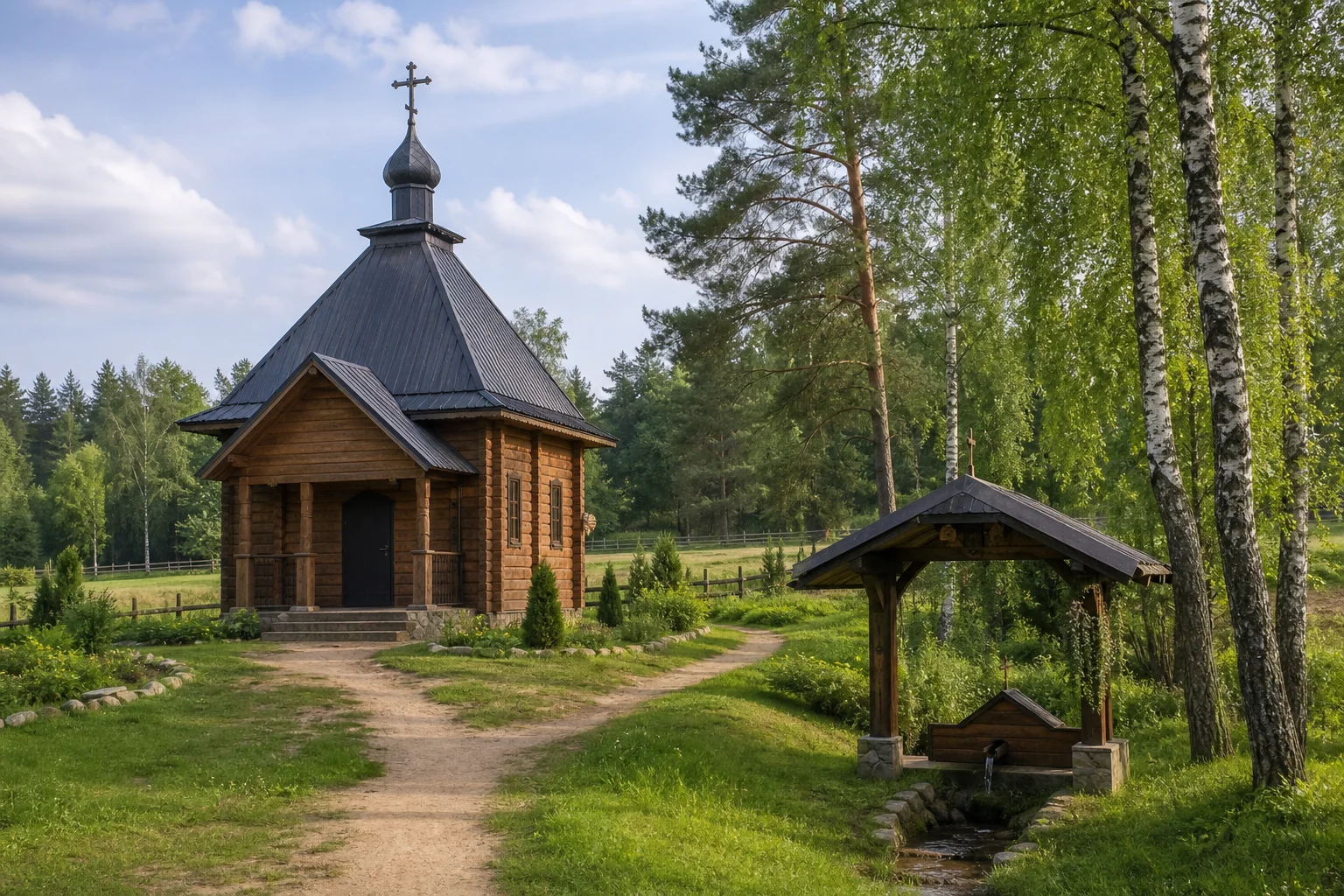 Кардон, часовня правосл. св. Николая (дерев.)