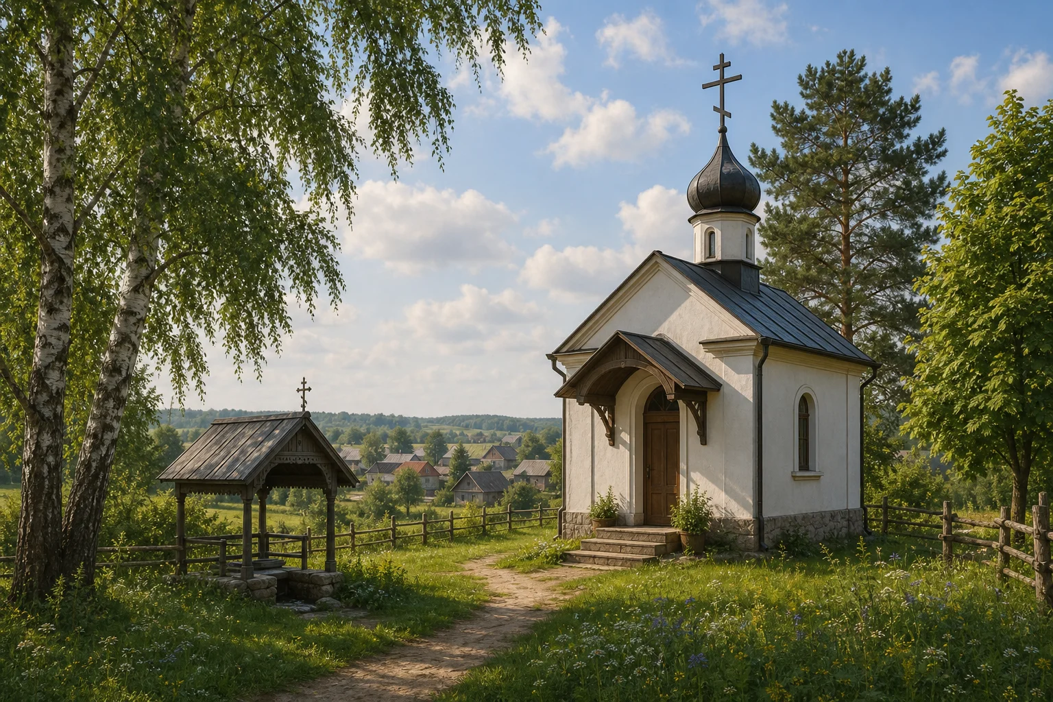 Каревичи, часовня придорожная